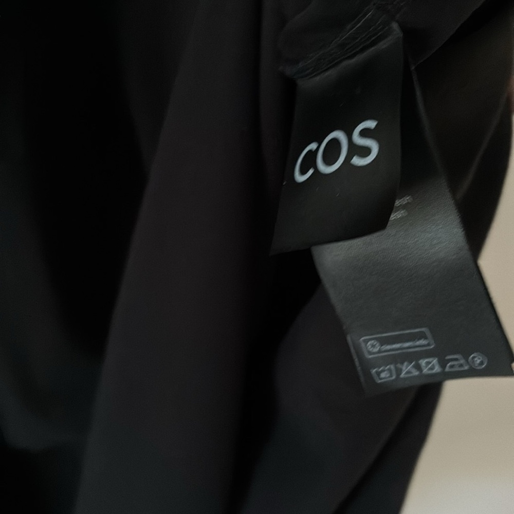 Cos black maxi t shirt dress with split hem, worn once or twice, size M - Picture 4 of 4